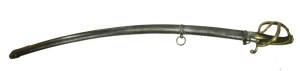 Cavalry officer's saber model AN XI, France, in scabbard (197)