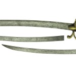 Szabla oficera kawalerii model AN XI, Francja, w pochwie (197)