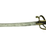 Szabla oficera kawalerii model AN XI, Francja, w pochwie (197)