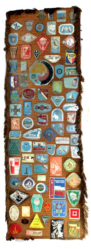 People's Republic of Poland, Set of automotive plaques on board, 82 pcs. (532)
