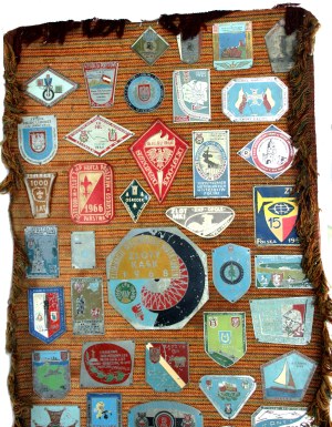 People's Republic of Poland, Set of automotive plaques on board, 82 pcs. (532)