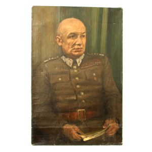 Portret generała Karola Świerczewskiego, olej na płótnie (1101)