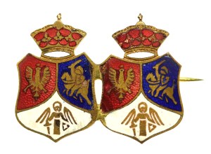 Patriotic brooch, coats of arms from the January Uprising period (352)