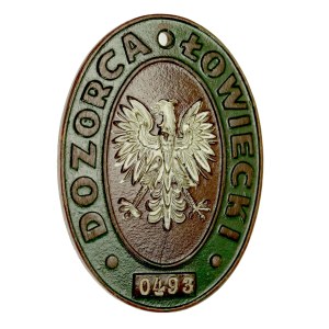 PRL, Oznaka Dozorca Łowiecki wz. 55. Rzadka (356)