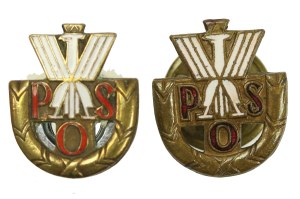 II RP, a set of miniature POS badges. Nagalski and ESEF. Total of 2 pcs. (357)
