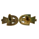 II RP, zestaw miniatur odznak POS. Nagalski i ESEF. Razem 2 szt. (357)