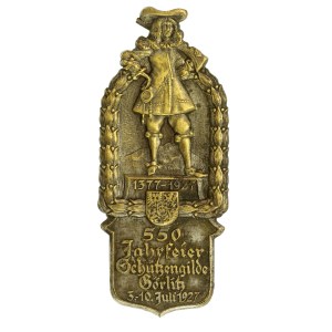 Odznaka 550 lecie Bractwa Strzeleckiego w Zgorzelcu / Görlitz, 1927 (361)