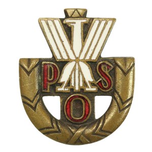 II RP, miniatura, Brązowa Odznaka POS. Gontarczyk (365)