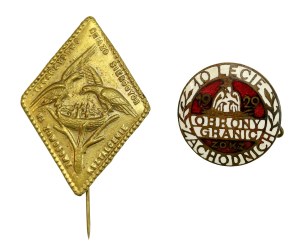 Second Republic, set of two patriotic badges (370)
