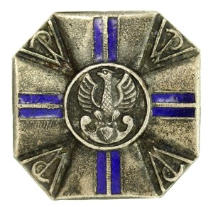 II RP, Miniature, badge General Military Preparedness. Second Degree Course (380)