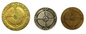 People's Republic of Poland, Polish Service shooting badge set, 3 pcs. (393)