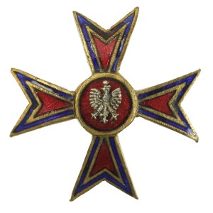 II RP, miniatura, odznaka Centrum Wyszkolenia Sanitarnego, Warszawa (432)