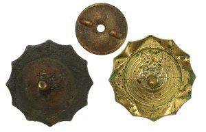 II RP, set, Rifleman's Union badge. Bronze and gold. Total of 2 pcs. (433)