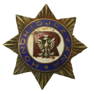II RP, miniatura, odznaka Związek Oficerów Rezerwy (435)
