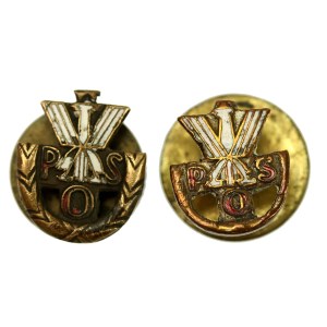 II RP, zestaw miniatur odznak POS. Razem 2 szt. (439)