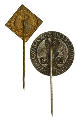 Second Republic, badge set, General National Exhibition, 1929. total 2 pcs. (442)