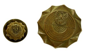 II RP, Rifleman's Union badge set with miniature (443)