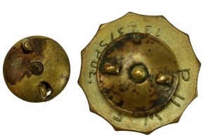 II RP, Rifleman's Union badge set with miniature (443)