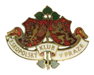 Badge of the Czech-Polish Club in Prague. Rare (444)