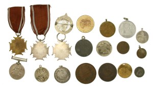 Poland and abroad, set of decorations and medals. Total of 19 pcs. (700)