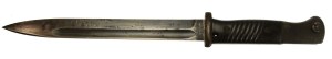 German bayonet model 84/98/III in scabbard, with frog (683)