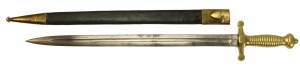 Cleaver with scabbard. Italy, mid-19th century (686)