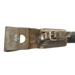 Bagnet szwajcarski wz 1914 z pochwą, piłą i żabką (687)