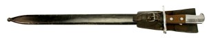 Swiss bayonet wz 1914 with scabbard, saw and frog (687)