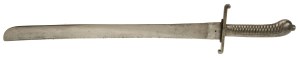 Saxon cleaver in scabbard, 19th century. AGREED (690)