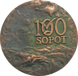 III RP, Medal of 100 years of Sopot, design. M. Bogdaszewski (549)