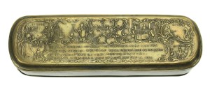 Prussian military snuffbox, 18th century, battles of Legnica, Molujowice et al. (1201)