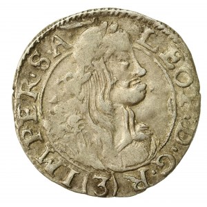 Austria, Leopold, 3 krajcary 1670, Kutna Hora (575)