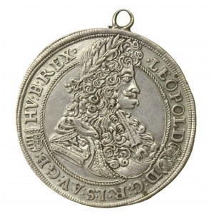 Austria, Leopold I, półtalar (1/2 talara), Krzemnica 1698 (555)