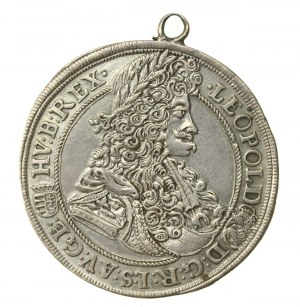 Austria, Leopold I, half thaler (1/2 thaler), Flint 1698 (555)