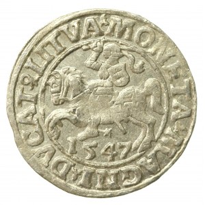 Zygmunt II August, Półgrosz 1547, Wilno - LI/LITVA (563)