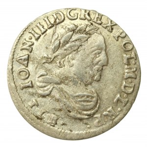 John III Sobieski, Szóstak Bydgoszcz 1683 TLB - Leliwa coat of arms (576)