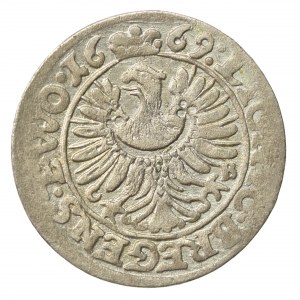 Silesia, Duchy of Legnicko-Brzesko-Wołowski, Krystian Wołowski, 3 Krajcary 1669 CB, Brzeg (580)
