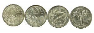 III RP, set of 2 gold 1995. total of 4 pcs. (203)