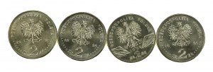III RP, set of 2 gold 1995. total of 4 pcs. (203)