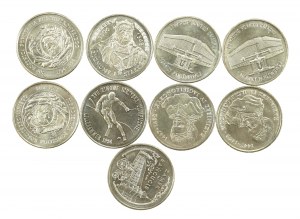 Third Republic, set of 20,000 gold 1993-1994. total of 9 pcs. (216)