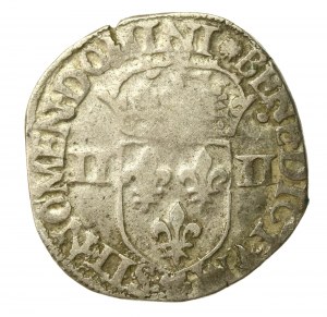 Henry III of Valois, 1/4 ecu, 1580 (588)