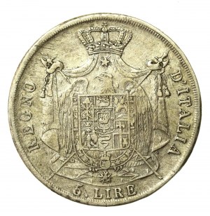 Kingdom of Italy, Napoleon I, 5 lire 1811, Milan (589)