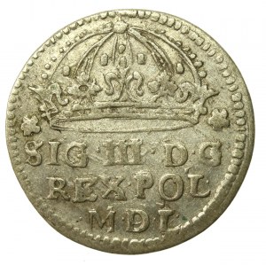Sigismund III Vasa, 1609 penny, Krakow - Lewart (600)