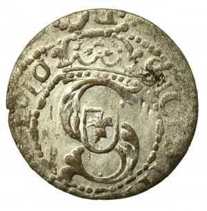 Sigismund III Vasa, Shelly 1610, Riga. Abbreviated date (639)