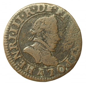 Henry III of Valois, double tournois, no date, Paris (647)