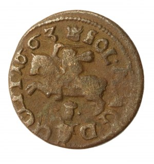 John II Casimir, Lithuanian boratine shekel 1663, Oliva (651)