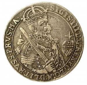 Sigismund III Vasa, Thaler 1627, Bydgoszcz. An interesting destruct (656)