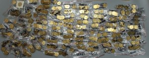 Third Republic, set of 2 gold 1999-2014. total 605 pieces. (222)