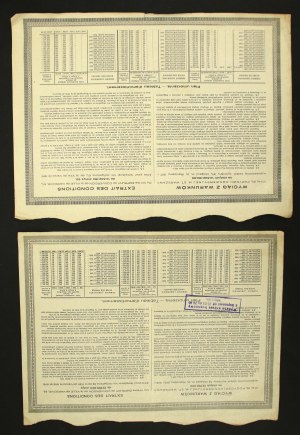Conversion loan of the city of Warsaw - bond. Set of 2 pcs. (615)