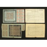 Rosja, Ukraina, zestaw papierów wartościowych. Razem 18 szt. (617)